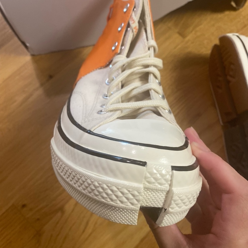 Converse Chuck 70 2-in-1 x Feng Chen Wang Persimmon Ivory 2020 Mens Sz 11 - Picture 4 of 6